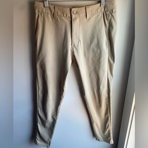 Lululemon ABC Slim Fit Trousers Pants - 31/30 - Tan Khaki
